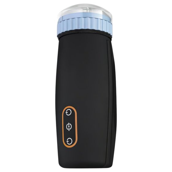 CRUIZR CM05 - masturbátor akumulátorový - vibračný a sací - čierna/modrá