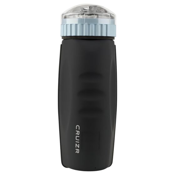 CRUIZR CM05 - masturbátor akumulátorový - vibračný a sací - čierna/modrá