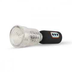   CRUIZR CS07 - bezdrôtová vibračná pumpa na penis (čierno-transparentná)