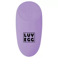   LUV EGG XL - nositeľné akumulátorové, rádiové vibračné vajíčko (fialové)