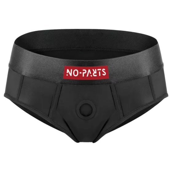 No-Parts Robin - strap-on nohavičky - čierne - veľkosť L