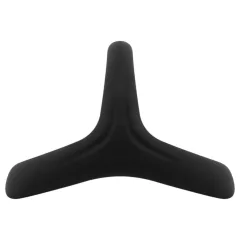   Easytoys Desire Ring - erekčný krúžok na penis a semenníky - flexibilný čierny