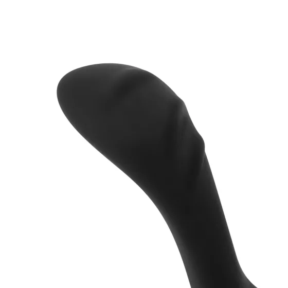 Easytoys - erekčný krúžok na penis a semenníky - flexibilný - čierny