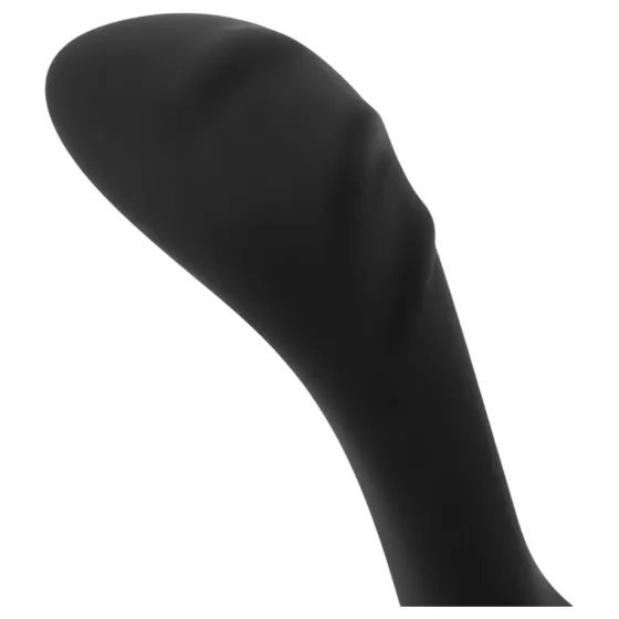 Easytoys - erekčný krúžok na penis a semenníky - flexibilný - čierny