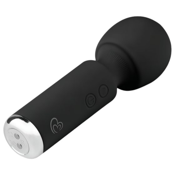 Easytoys Wonder Wand - nabíjací, mini masážny vibrátor (čierny)