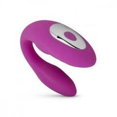   Easytoys Tap Dancer - dobíjací, vodotesný, rádiom riadený vibrátor (ružový)