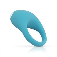   Cala Azul Jose - vodotesný vibračný krúžok na penis napájaný batériami (modrý)