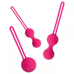 Easytoys - vaginálne guľôčky - sada 3 ks - ružové