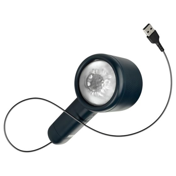 FPPR - akumulátorový, pohyblivý masturbátor (čierny)