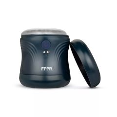   FPPR. - vibračný obojstranný masturbátor na batérie (modrý)
