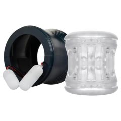   FPPR. - vibrátor pre mužov - obojstranný, nabíjateľný - modrý