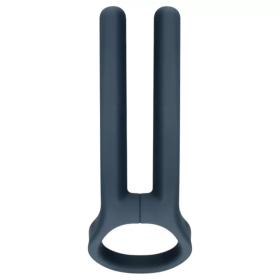 Boners - vibračný krúžok na penis a semenníky - nabíjateľný - modrý