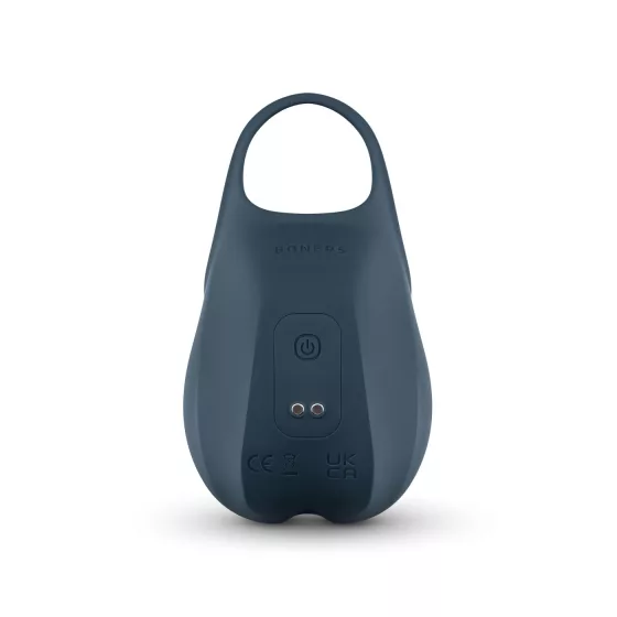 Boners - vibračný masturbátor na semenníky - dobíjací - modrý