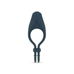   Boners - vibračný nastaviteľný erekčný krúžok - modrý