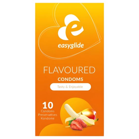 EasyGlide Flavoured - ovocné príchute kondómy (10ks)