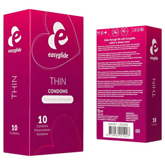 EasyGlide Ultra Thin - ultra tenké kondómy (10 ks)