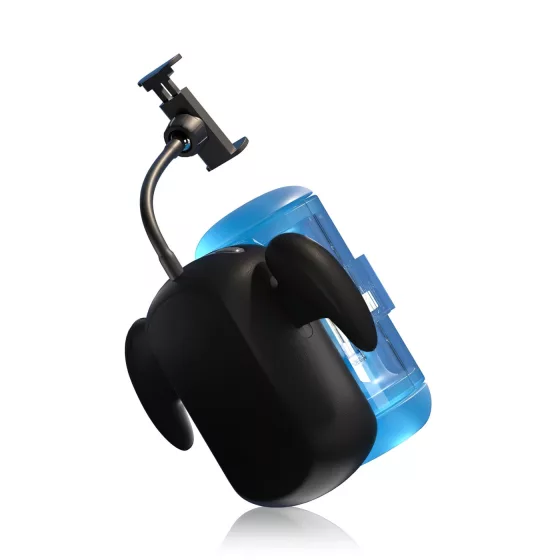 BLOWCAST Wingman Pro - automatický masturbátor - modro-čierny