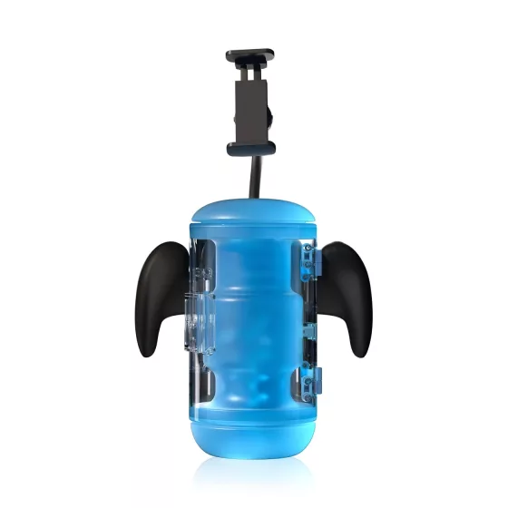 BLOWCAST Wingman Pro - automatický masturbátor - modro-čierny