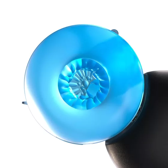 BLOWCAST Wingman Pro - automatický masturbátor - modro-čierny