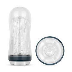 FPPR. - priehľadný skrutkový masturbátor