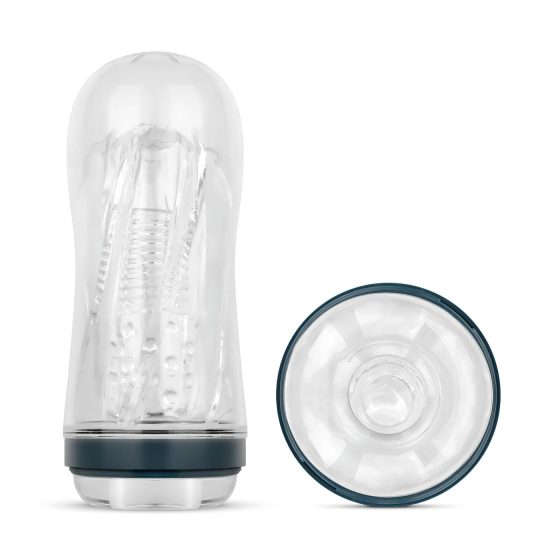 FPPR. - priehľadný skrutkový masturbátor