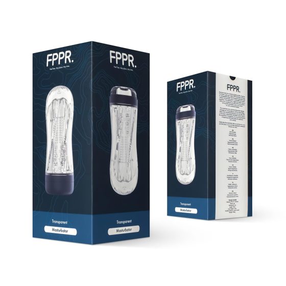 FPPR. - skrútený masturbátor (priehľadný)