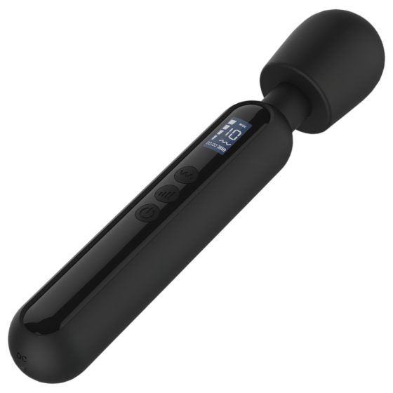 BLAQ - digitálny masážny vibrátor (čierny)