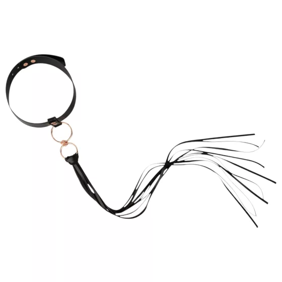 Rosy Gold - obojok a plácačka - čierna