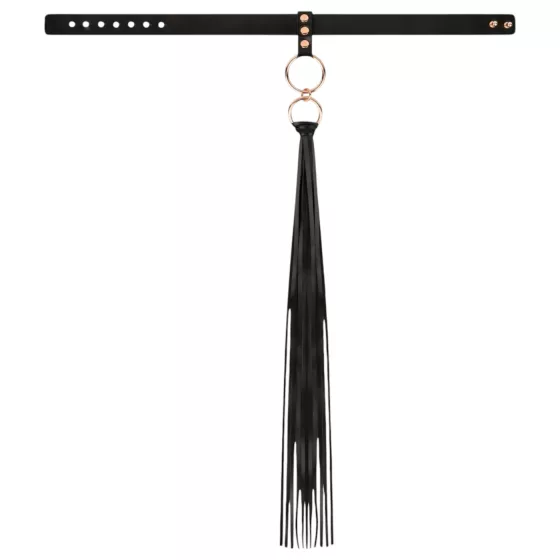 Rosy Gold - obojok a plácačka - čierna