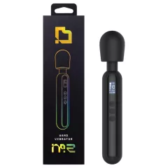BLAQ - vibrátor s digitálnym masážnym režimom - čierny
