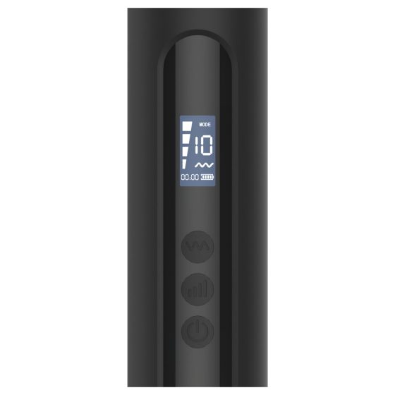 BLAQ - vibrátor s digitálnym masážnym režimom - čierny