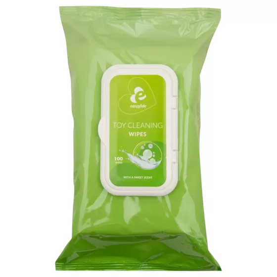 EasyGlide - čistiace obrúsky na erotické pomôcky (100 ks)