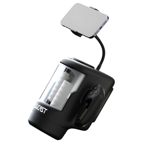 Blowcast WingXP - automatický herný masturbátor (čierny)