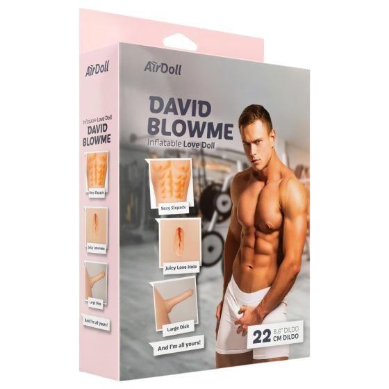 AirDoll David fúkačka - nafukovací muž (prírodný)