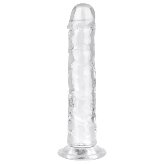 EasyToys - dildo realistické - želé - 16 cm - priehľadné