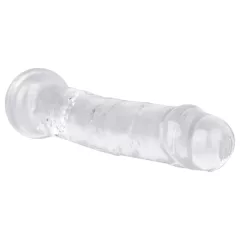   EasyToys - dildo realistické - želé - 16 cm - priehľadné