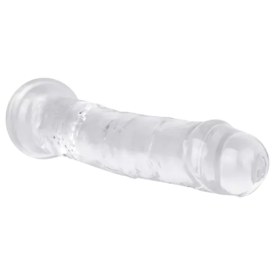 EasyToys - dildo realistické - želé - 16 cm - priehľadné