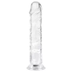EasyToys - dildó - želé - 18 cm - priehľadné