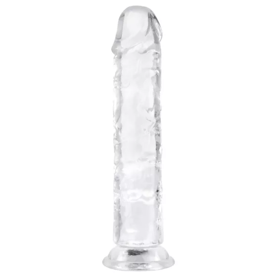 EasyToys - dildó - želé - 18 cm - priehľadné