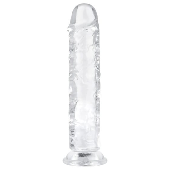 EasyToys - gelový dildo - 18 cm (priehľadný)