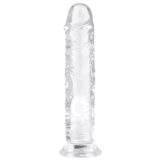 EasyToys - dildó - želé - 18 cm - priehľadné
