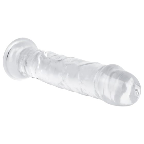 EasyToys - gelový dildo - 18 cm (priehľadný)