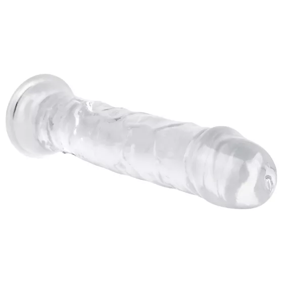 EasyToys - dildó - želé - 18 cm - priehľadné