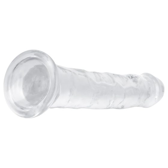 EasyToys - gelový dildo - 18 cm (priehľadný)