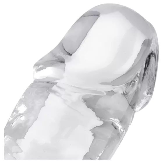 EasyToys - dildó - želé - 18 cm - priehľadné