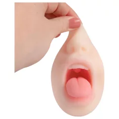   FWB - masturbátor 2v1 - ústa a vagína - realistická farba