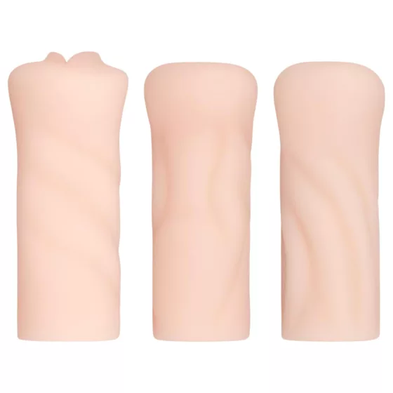 FWB - realistický masturbátor set - prírodná farba