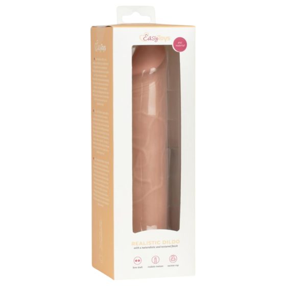 Easytoys - realistický dildo - 17,5 cm (prírodný)