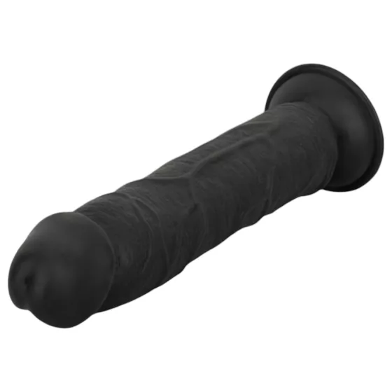 Easytoys - realistický dildo - 17,5 cm - čierny