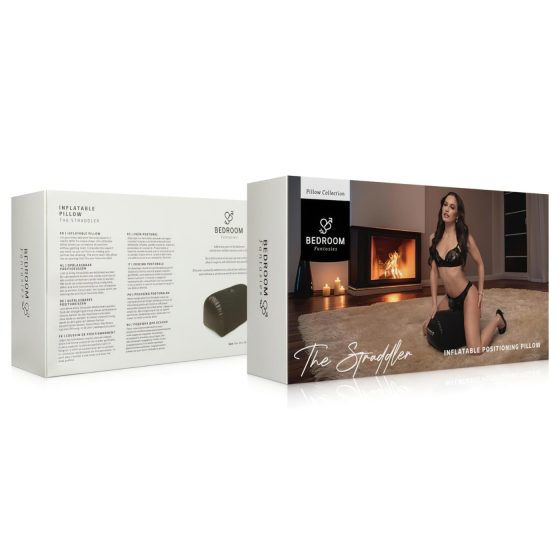 Spálne Fantázie - nafukovací sex vankúš s držiakom na vibrátor (čierny)